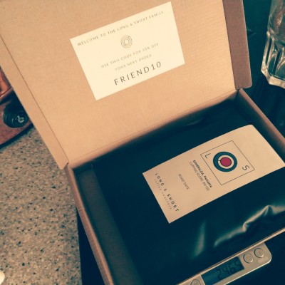 Long & Short Roasted coffee, boxed