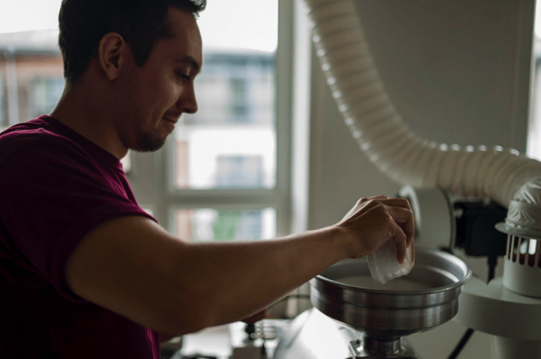 Sample roasting at Long and Short HQ