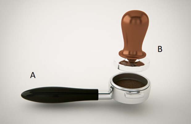 portafilter and tamper